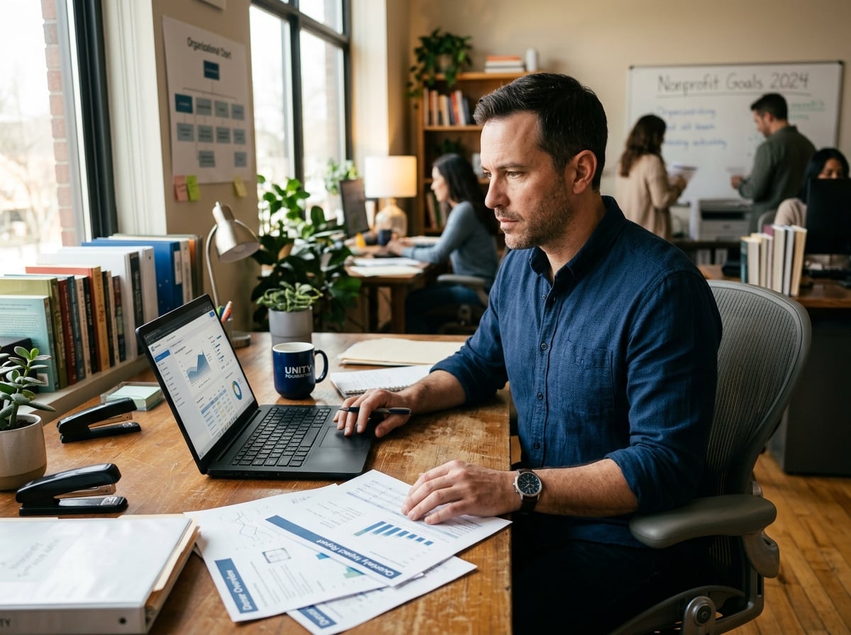 Charity fundraising campaign strategist planning donor acquisition